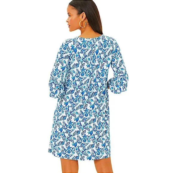 Lilly Pulitzer Krysta Dress in Resort White/Shell Collector NWT - Size X-Large - Picture 4 of 8